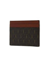 Monogram Canvas Card Wallet Brown - SAINT LAURENT - BALAAN 4