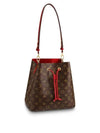 Monogram Neonoe Bucket Bag Brown Red - LOUIS VUITTON - BALAAN 2