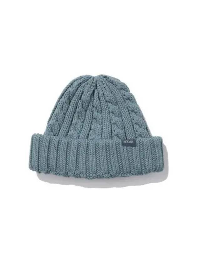 KODAK Apparel Twisted Short Beanie BLUE - KODO - BALAAN 1