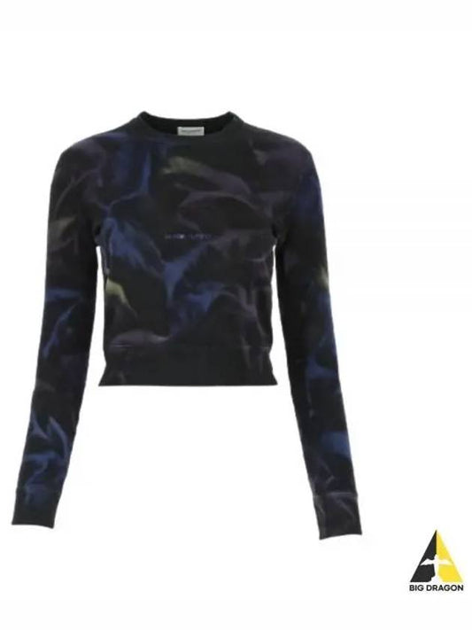 logo tie dye sweatshirt - SAINT LAURENT - BALAAN.