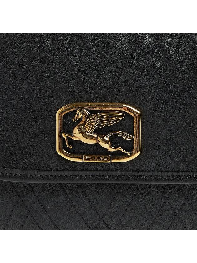 Pegasus Chevron Shoulder Bag Black 1N386 7697 1 - ETRO - BALAAN 8