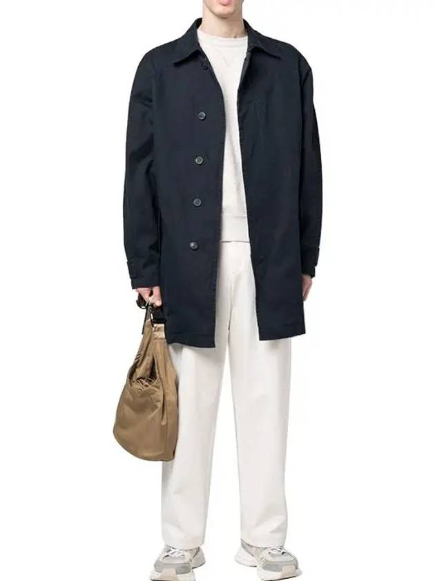 Isabel Marant Men's PIERRY Cotton Linen Single Coat VE0057HA A1G24H 02 FK - ISABEL MARANT ETOILE - BALAAN 3