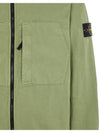 Men's Waffen Patch Supima Cotton Hooded Jacket Khaki - STONE ISLAND - BALAAN 7