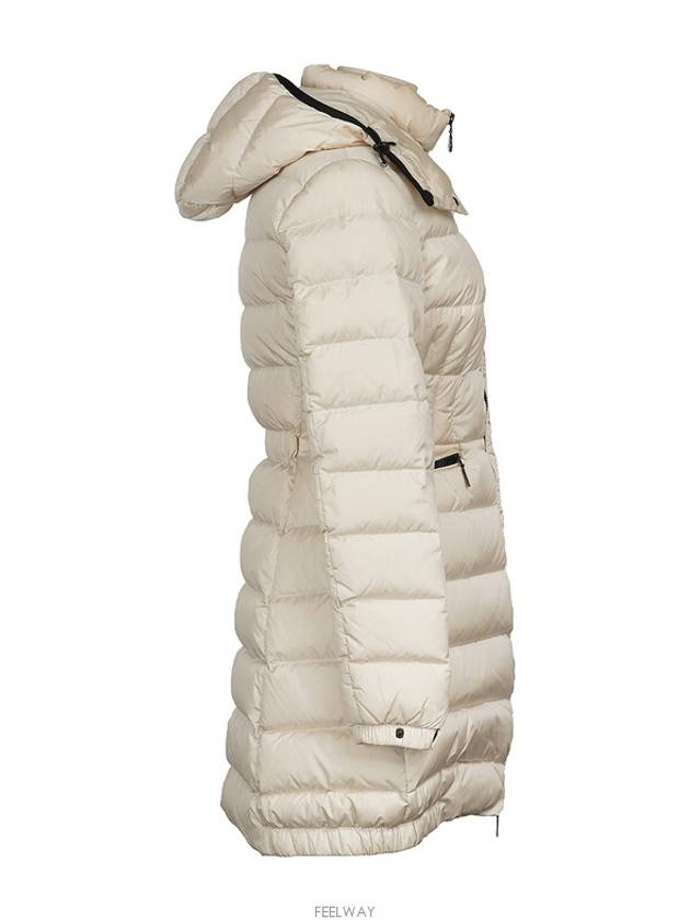 Moncler Charpal Hooded Long Down Jacket Ivory 1 74381 - MONCLER - BALAAN 3