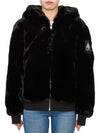 Portland Bunny Fur Jacket Black - MOOSE KNUCKLES - BALAAN 2