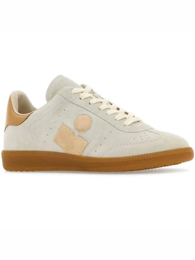 Bryce Suede Low Top Sneakers White - ISABEL MARANT - BALAAN 4