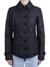 Diamond Quilted Thermoregulated Jacket Black - BURBERRY - BALAAN 2