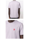 Small Heart Logo Short Sleeve T-Shirt Parma - AMI - BALAAN 6