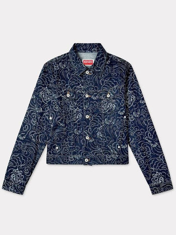 Star Tiger Trucker Jacket FE6 5DV307 6R1 DM - KENZO - BALAAN 1