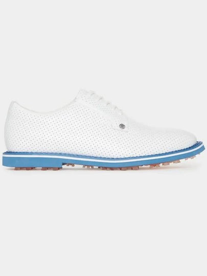 Men'S Perforated Gallivanter Spike Shoes Cerulean White - G/FORE - BALAAN 2