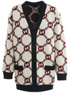 Interlocking G Reversible Wool Cardigan - GUCCI - BALAAN 2