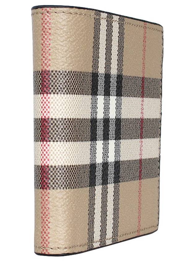 Vintage Check Slim Half Wallet Beige - BURBERRY - BALAAN 4