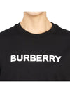 logo short sleeve t-shirt black - BURBERRY - BALAAN 9