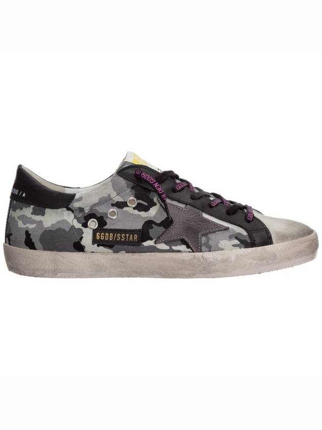 Men's Camo Superstar Low Top Sneakers Grey - GOLDEN GOOSE - BALAAN 7