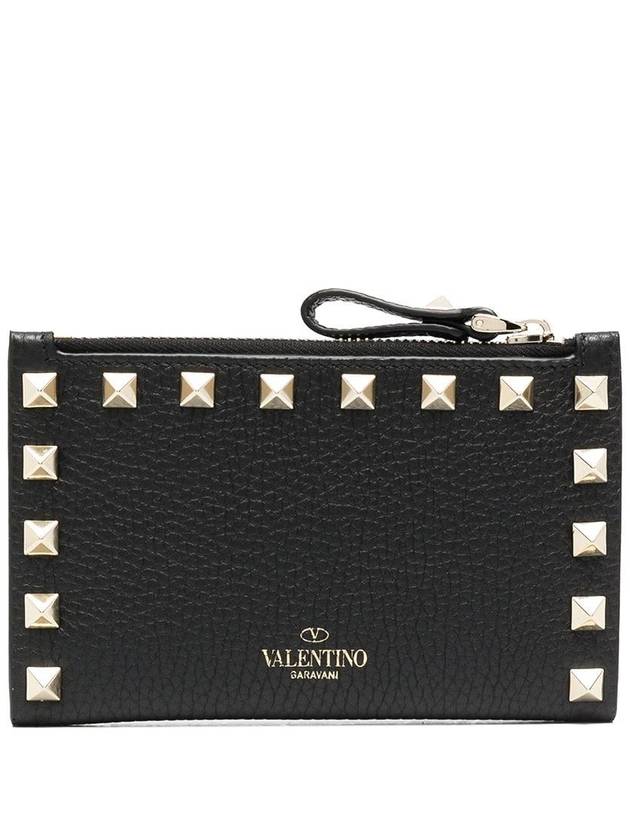 VALENTINO ROCKSTUD CARDHOLDER WITH ZIP - VALENTINO - BALAAN 2