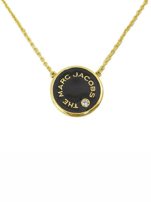 Reversible Medallion Pendant Necklace Cream - MARC JACOBS - BALAAN 1