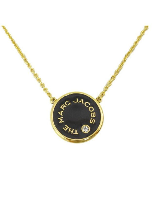 Reversible Medallion Pendant Necklace Cream - MARC JACOBS - BALAAN 1