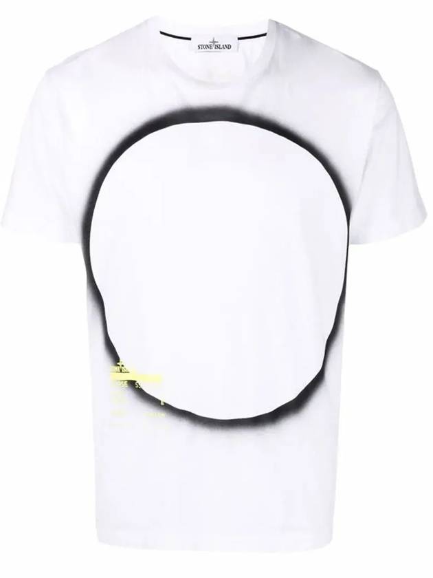 Eclipse Logo Short Sleeve T-Shirt White - STONE ISLAND - BALAAN 2