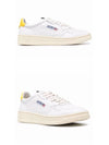 Men's Medalist Leather Low Top Sneakers White - AUTRY - BALAAN 5