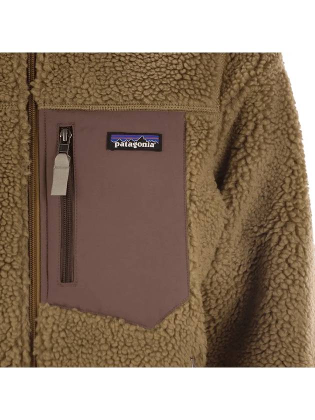 Women's Classic Retro-X Fleece Zip-Up Jacket Nest Brown - PATAGONIA - BALAAN 5