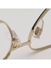 Glasses frame BE1382D 1109 metal square Asian fit gold - BURBERRY - BALAAN 6