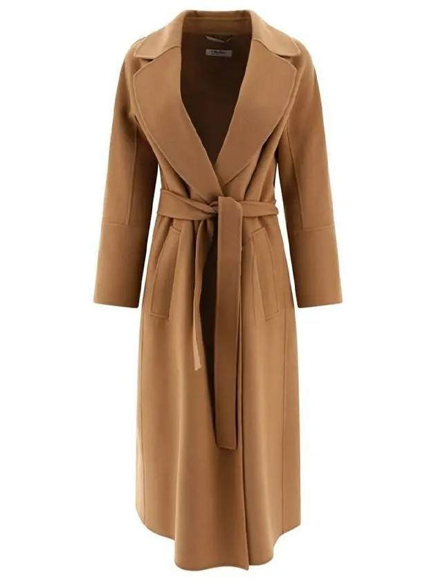 Elisa Virgin Wool Single Coat Brown - S MAX MARA - BALAAN 2