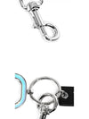 V Logo Signature Key Holder Silver - VALENTINO - BALAAN 4