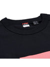 Men's Eco Hybrid Logo TShirt NW2411 1G805 C BLK PINK - NANGA - BALAAN 5