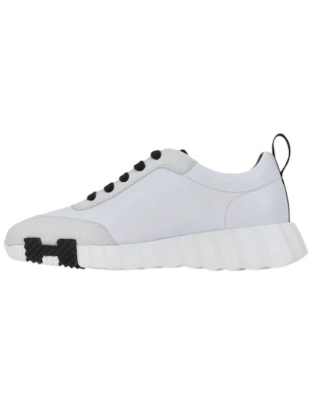 Bouncing Low Top Sneakers Blanc Noir - HERMES - BALAAN 4