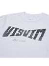 Men s Heritage Logo Print Short Sleeve T Shirt 0124105010028 WHITE - VISVIM - BALAAN 3