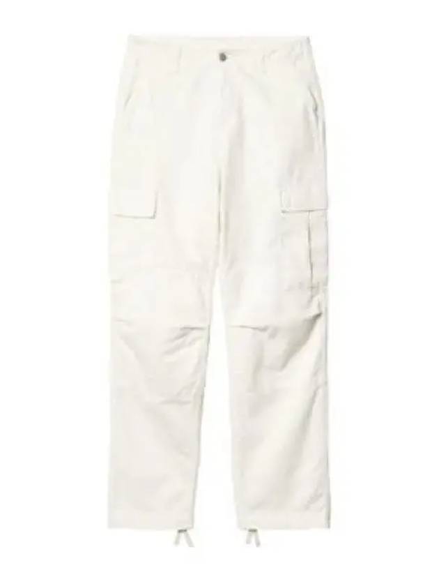 Moraga Twill Regular Cargo Straight Pants White - CARHARTT WIP - BALAAN 2