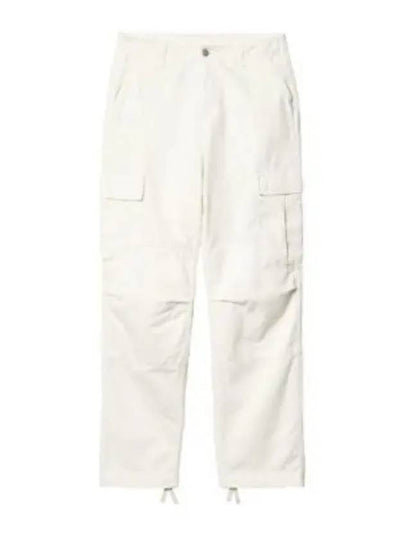 Moraga Twill Regular Cargo Straight Pants White - CARHARTT WIP - BALAAN 2