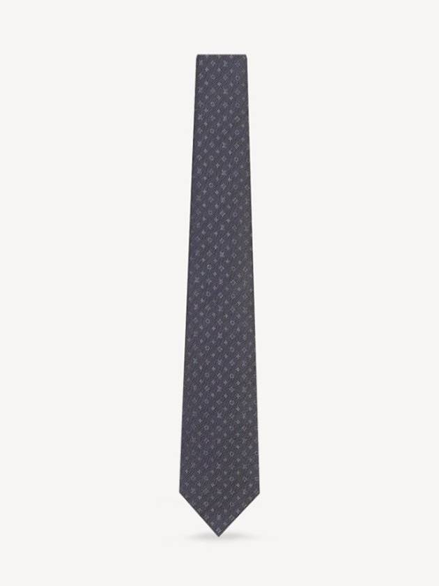 Monogram Classic Tie Grey - LOUIS VUITTON - BALAAN 3