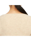 La Maille Pau Asymmetric Cardigan Light Beige - JACQUEMUS - BALAAN 8