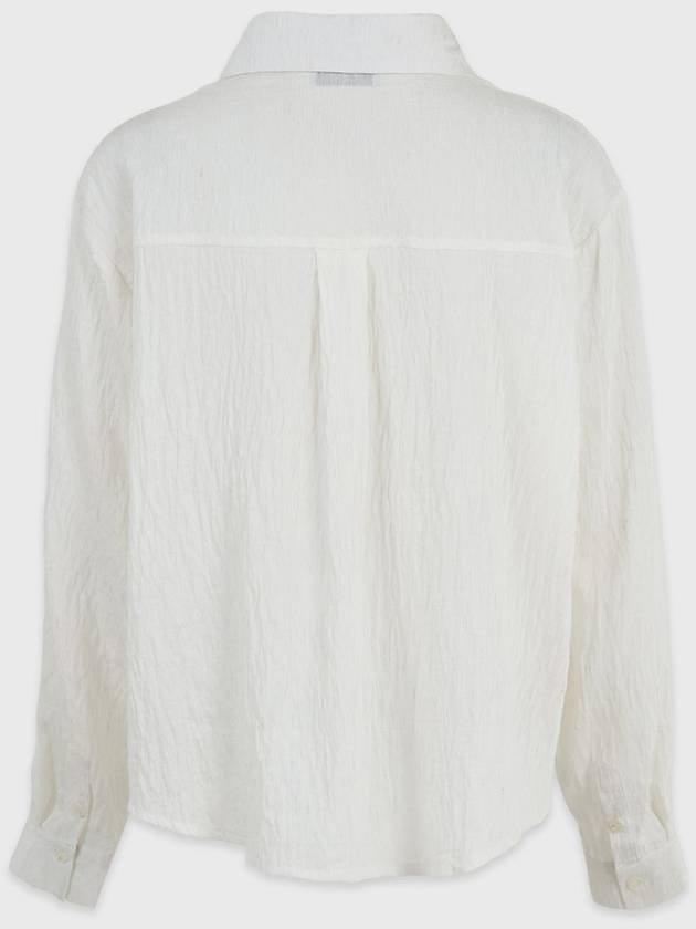 Coconut Loose Fit Linen Shirt Ivory - MICANE - BALAAN 7