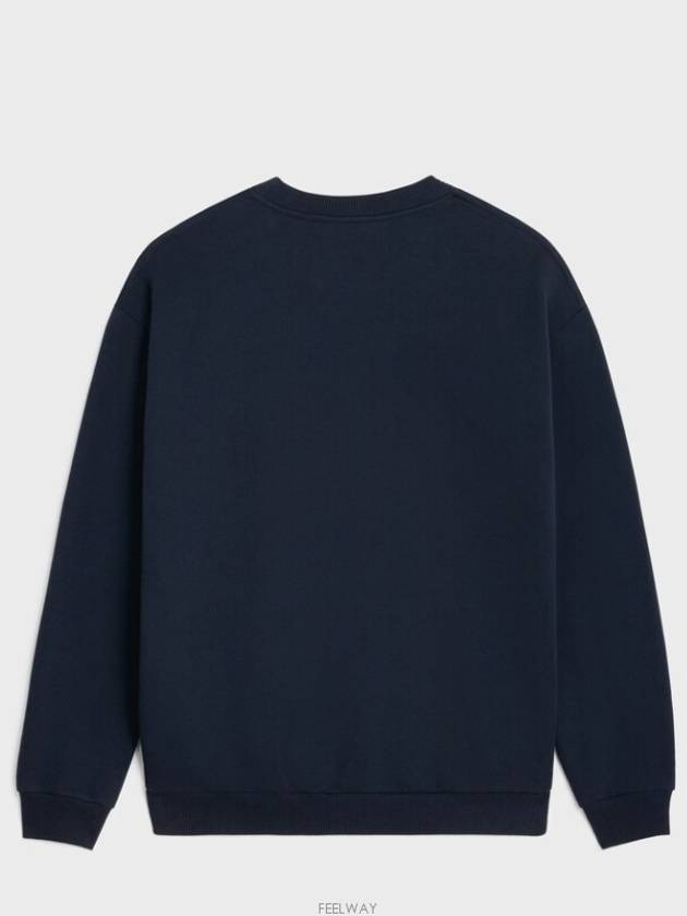 College Logo Sweatshirt Navy - CELINE - BALAAN 5