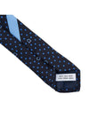 Star Print Silk Tie Black - SALVATORE FERRAGAMO - BALAAN 10