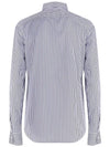 Women's Striped Cotton Shirt White Blue - POLO RALPH LAUREN - BALAAN 4