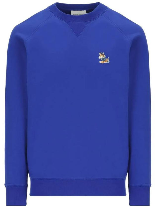 Dressed Fox Patch Classic Sweatshirt Deep Blue - MAISON KITSUNE - BALAAN 2