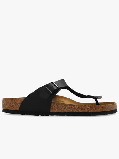 Birkenstock ‘Gizeh BS’ Slides, Men's, Black - BIRKENSTOCK - BALAAN 1