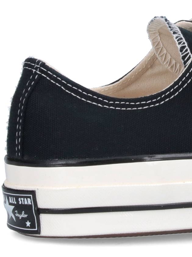 Chuck Taylor 70 All Star Canvas Low Top Sneakers Black - CONVERSE - BALAAN 5