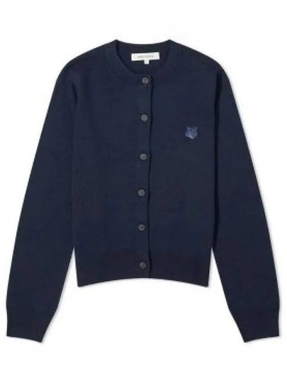 Bold Fox Head Patch Regular Cardigan Navy - MAISON KITSUNE - BALAAN 2