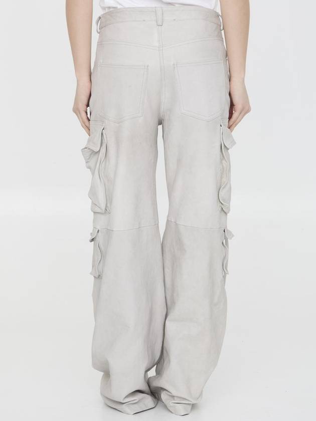 Leather Cargo Pants - SALVATORE SANTORO - BALAAN 4