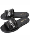 Every-D Embossed Lambskin Slippers Black - DIOR - BALAAN 2