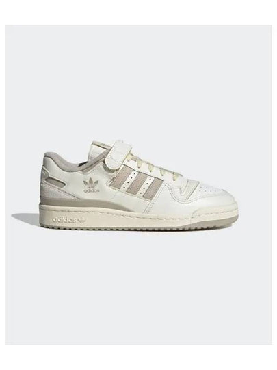 Forum 84 3 Stripe Logo Low Top Sneakers Cream - ADIDAS - BALAAN 2