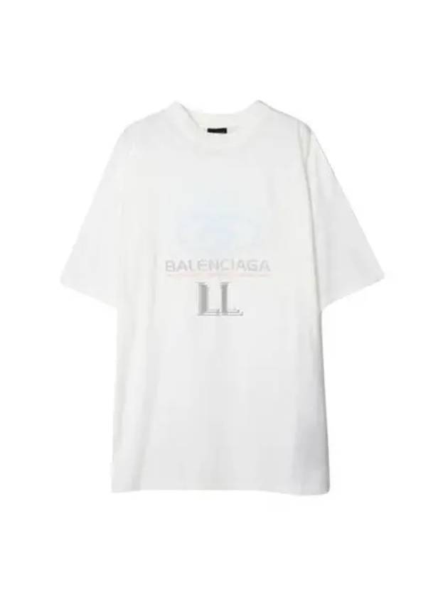 Surfer Medium Fit Short Sleeve T-Shirt White - BALENCIAGA - BALAAN 2