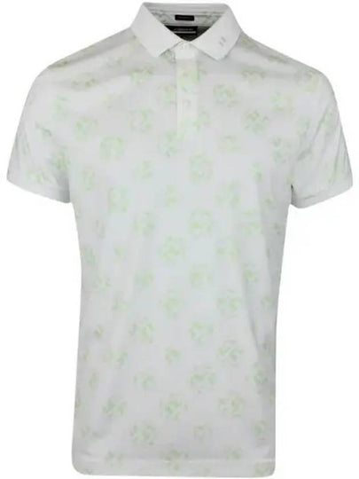 Men's Print Resort Reg Fit Short Sleeve Shirt White - J.LINDEBERG - BALAAN 2