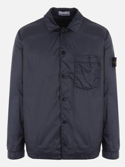 Garment Dyed Micro Yarn Primaloft Jacket Navy - STONE ISLAND - BALAAN 2