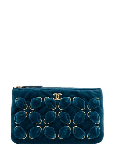 Women s Season Velvet Clutch Small - CHANEL - BALAAN 1