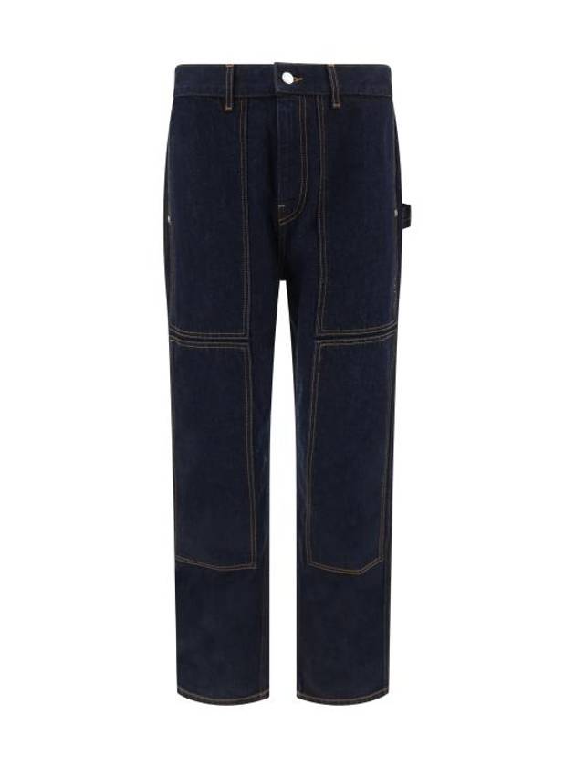 Stitch Indigo Cotton Denim Jeans Black - HELMUT LANG - BALAAN 2